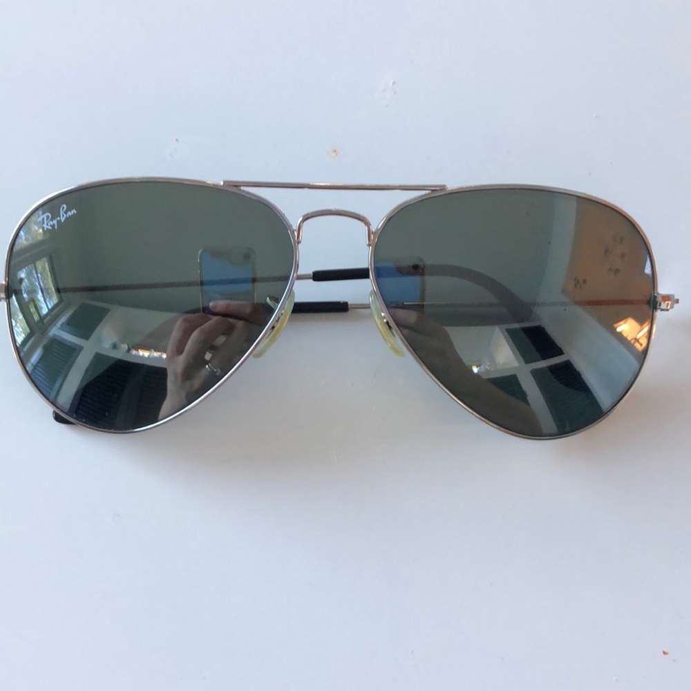 Ray ban Aviator Mirror silver sunglasses